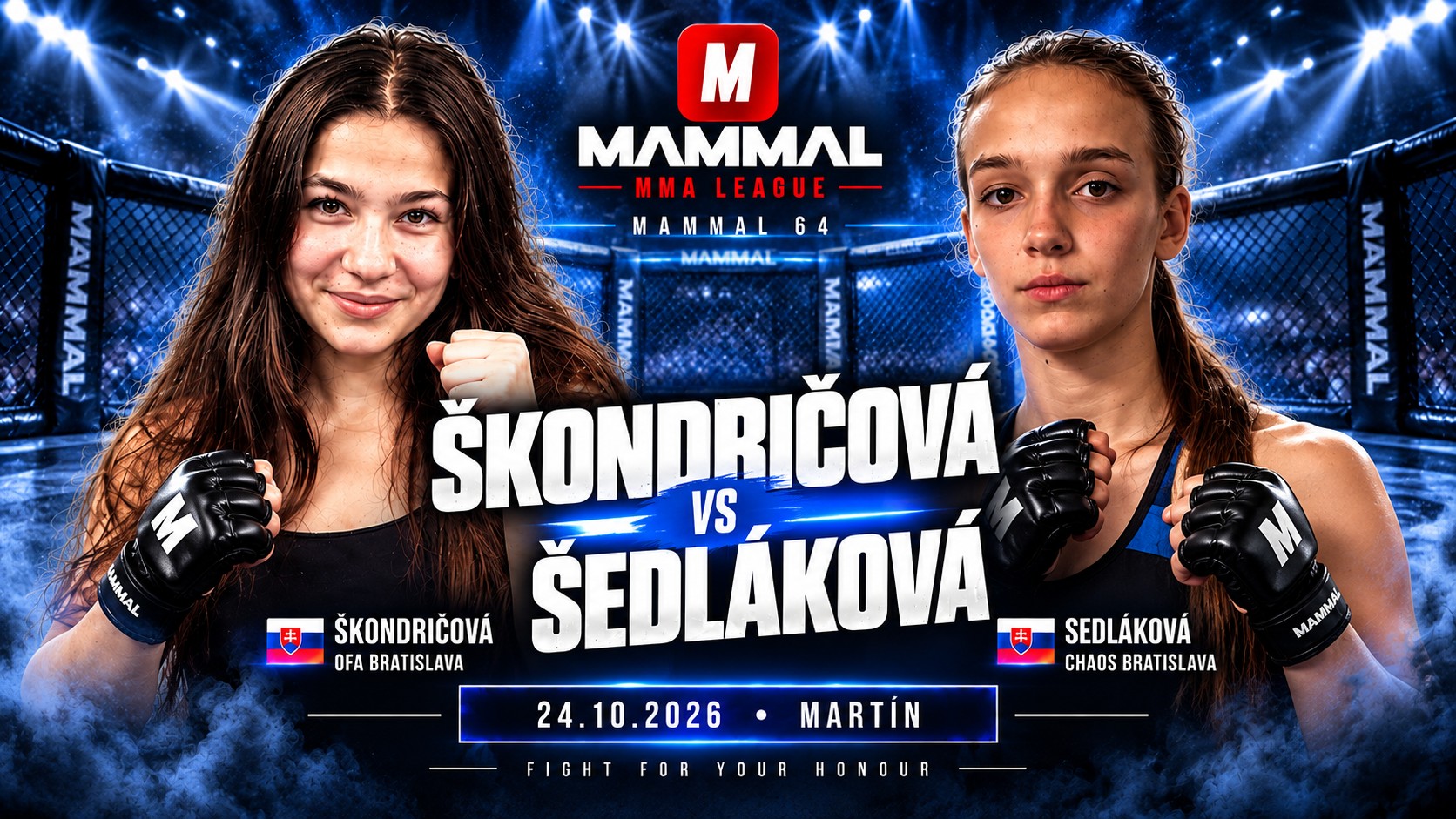 MAMMAL 64 Martin – Diana Škondričová vs Tamara Sedláková